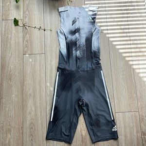NWOT Men Adizero Climachill Running Track & Field Speedsuit size S